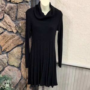 Calvin Klein Black Long Sleeve Dress